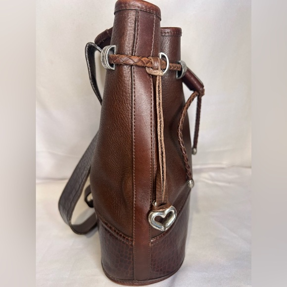 Brighton Brown Leather Shoulder Bag 1996 - Picture 2 of 8